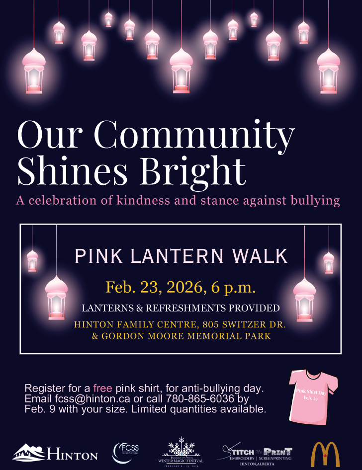 Pink Shirt Day letter poster