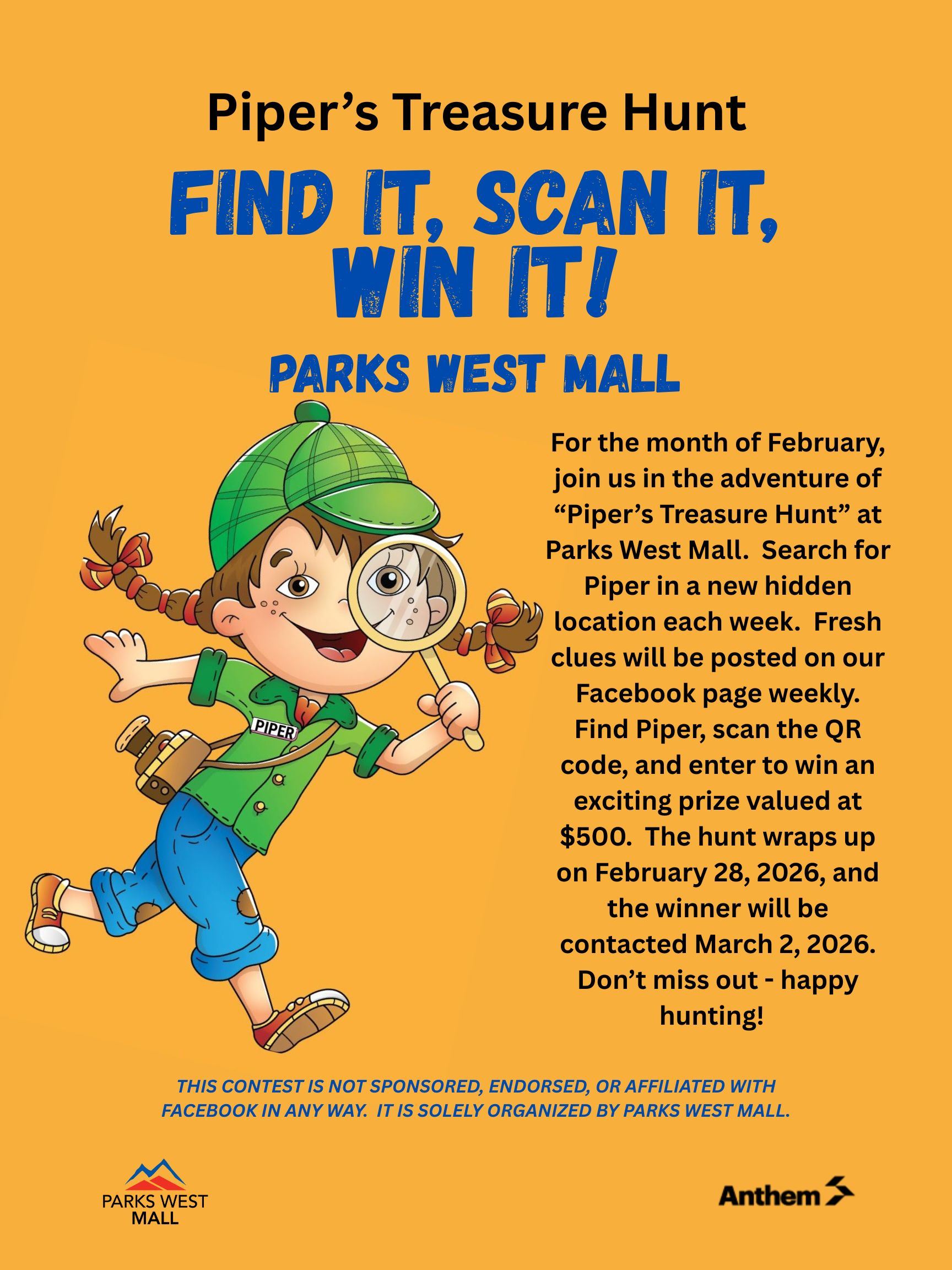 Pipers Treasure Hunt 2026